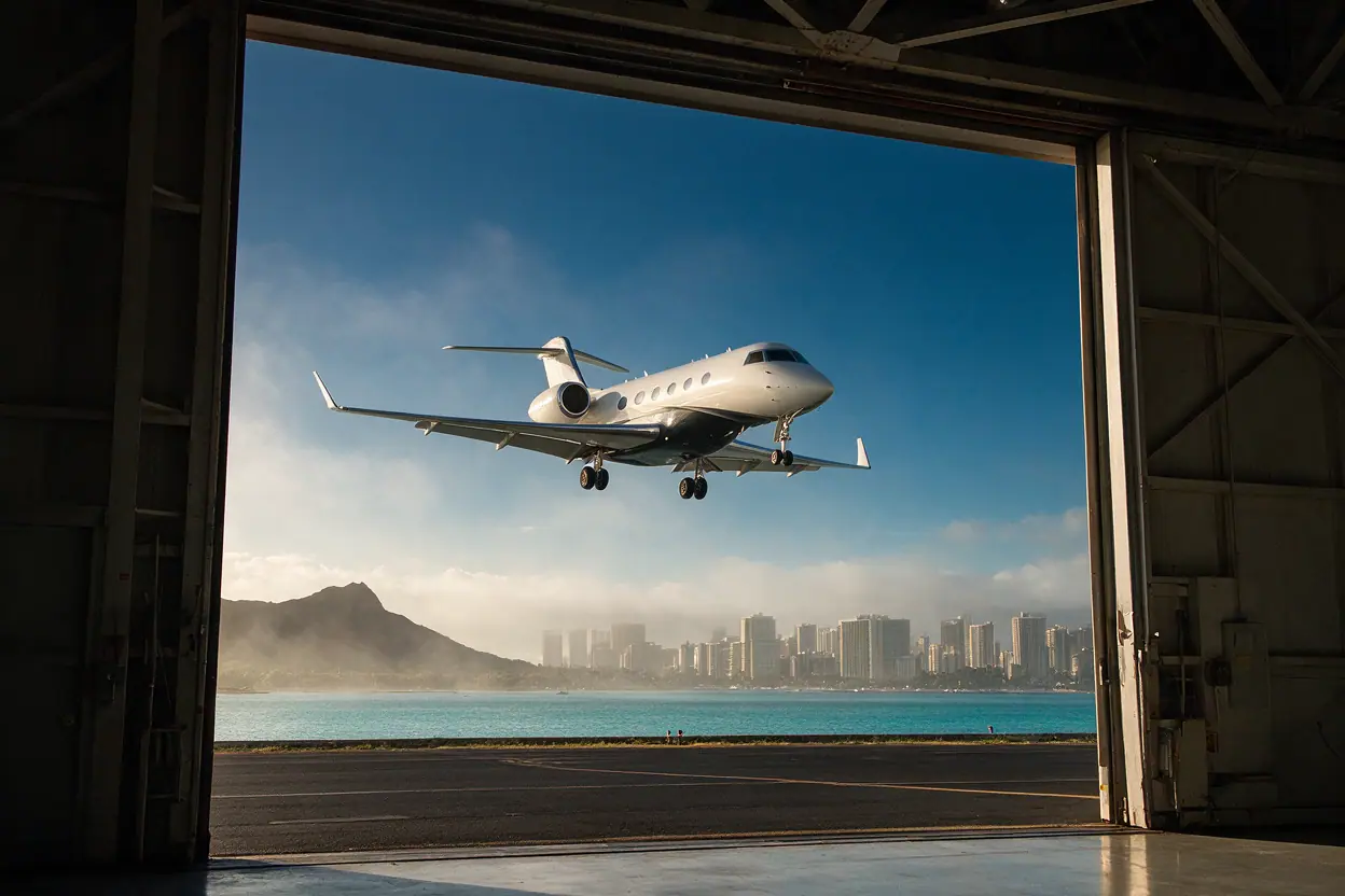 Private jet Las Vegas to Honolulu